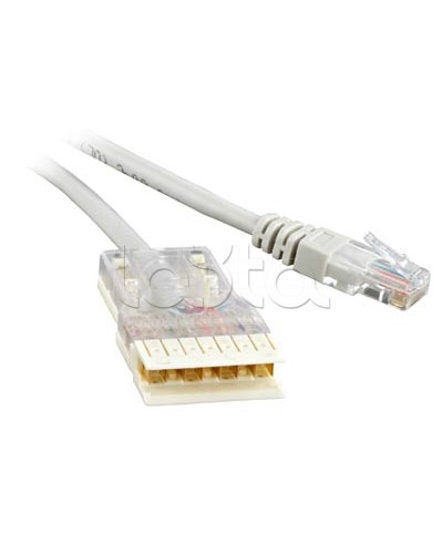 Патч-корд Hyperline PC-110-RJ45-4P-C5e-3M-LSZH-GY в Ставрополе Патчкорды (медные) Pintop.ru