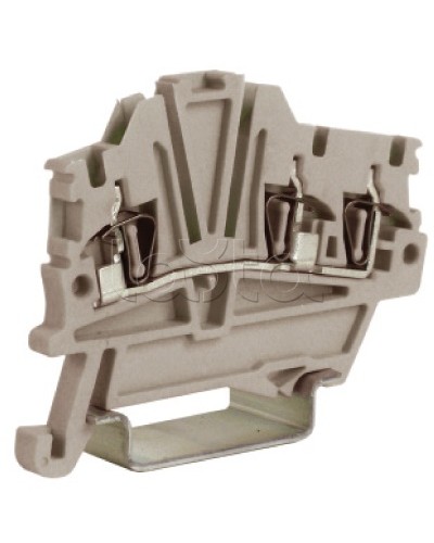 Зажим 1,5 кв.мм серый 1 ввод/2 вывода DKC ZHM410GR в Ставрополе Держатели, клипсы, скобы Pintop.ru