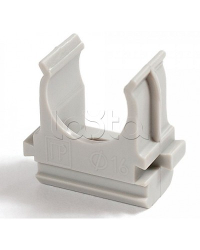 Крепёж-клипса для труб Полистирол д40 (15шт/300шт уп/кор) Промрукав (PR.02740) в Ставрополе Держатели, клипсы, скобы Pintop.ru