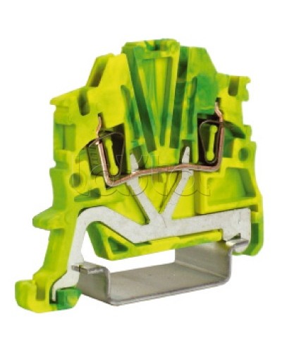 Зажим для заземления, 1,5 кв.мм желто-зеленый DKC ZHT400 в Ставрополе Держатели, клипсы, скобы Pintop.ru