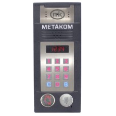 Многоабонентый антивандальный блок вызова со встроенной видеокамерой Метаком MК2018-RFMFСV