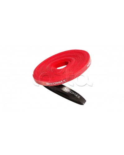 NIKOMAX (NMC-CTV05M-25-RL-GN) - Стяжка-липучка NIKOMAX нарезаемая, в рулоне 5м, ширина 25мм, зеленая в Ставрополе Стяжки-хомуты Pintop.ru