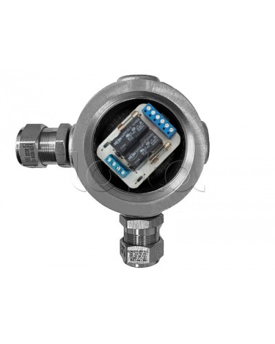 Магнито-Контакт УК-ВК-Ех-24 АЯКС У, с двумя кабельными вводами Ех МКВМ 20 в Ставрополе Комутационные взрывозащищенные коробки Pintop.ru