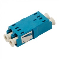Адаптер оптический LC, SM, корпус SC без фланцев, дуплексный LANMASTER (LAN-2LCS/NF-AM-SM)