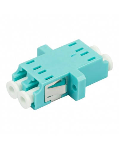 Адаптер оптический проходной LC-LC, OM3, дуплекс (duplex), бирюзовый Datarex DR-541123 в Ставрополе Коммутационные изделия Pintop.ru