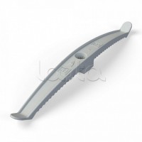 Держатель кабеля двусторонний для прямого монтажа серый (20шт/120шт уп/кор) Промрукав (PR13.0382)