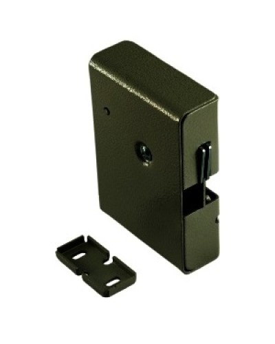 Замок электромеханический с толкателем и датчиком положения двери Promix-SM308.10.1 (черный) в Ставрополе Электромеханические замки Pintop.ru