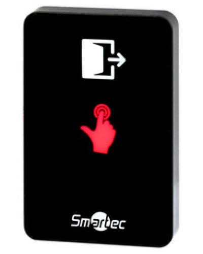 Сенсорная кнопка выхода накладная Smartec ST-EX410L-BK в Ставрополе Кнопки выхода Pintop.ru