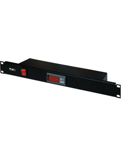 Панель для шкафа, с терморегулятором и датчиком TLK TLK-TERM-BK в Ставрополе Вентиляторные модули Pintop.ru