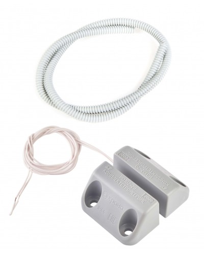 Извещатель охранный точечный магнитоконтактный накладной Комплектстройсервис ИО 102-20 Б2П (2) (пластиковый рукав) в Ставрополе Извещатели охранные Pintop.ru