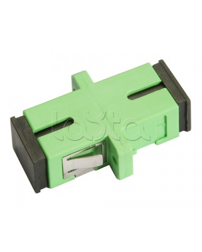 Соединитель проходной SC/APC-SC/APC, SM(для одномодового кабеля), simplex Cabeus SC/APC-SM в Ставрополе Проходные адаптеры и розетки оптические Pintop.ru