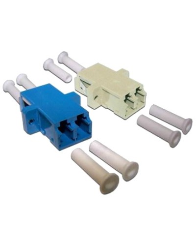 Адаптер оптический LANMASTER LC, OM4, корпус SC без фланцев, дуплексный LANMASTER LAN-2LCS/NF-AM-OM4 в Ставрополе Коммутационные изделия Pintop.ru