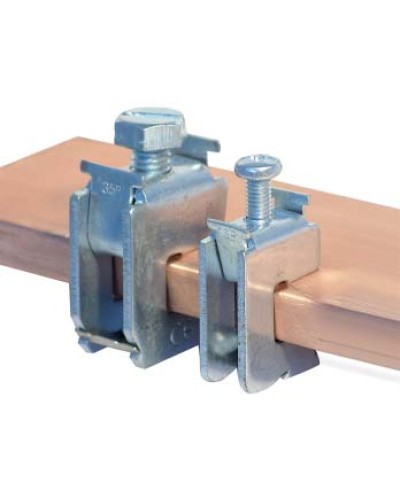 Шинная клемма для кабеля, сечение шины 10 мм, кабель 1,5-16 мм DKC R5BC1016 в Ставрополе Крепежные изделия Pintop.ru