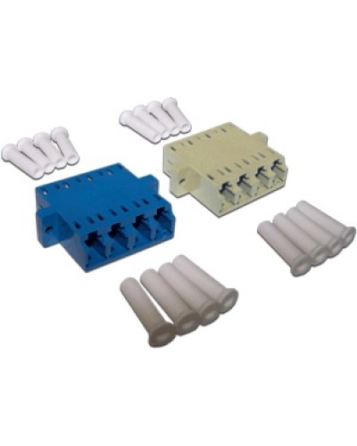 Адаптер оптический LC, OM3 корпус SC, квадро LANMASTER LAN-4LC/S-AM-OM3 в Ставрополе Коннекторы Pintop.ru