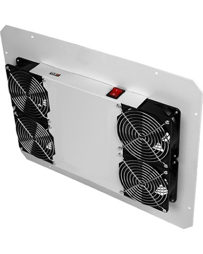 Панель вентиляционная с 4 вентиляторами TLK TLK-FAN4-GY в Ставрополе Вентиляторные модули Pintop.ru