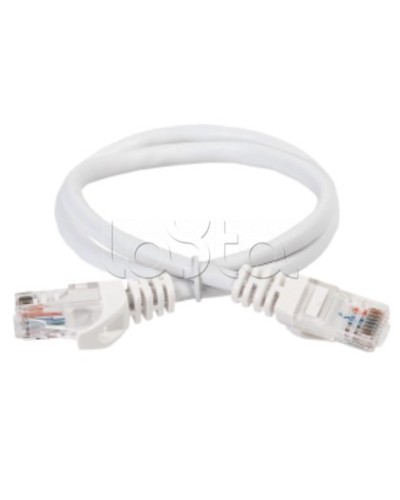 Коммутационный шнур (патч-корд) кат.5E UTP 0,5м белый ITK (PC08-C5EU-05M) в Ставрополе Патч-корды и пигтейлы Pintop.ru