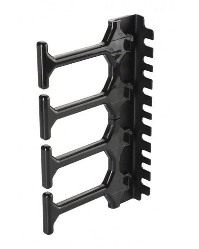 Вертикальный организатор Zero-U, 4U, с пластиковыми пальцами (2 шт) Eurolan (60A-18-04-16-09BL) в Ставрополе Кабельные органайзеры Pintop.ru