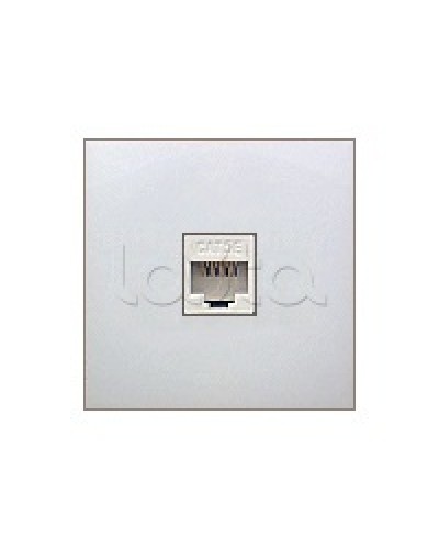 Накладка с суппортом розетки компьютерной и телефонной на 1 вход БЕЗ разъема LK60 Экопласт (866104-0) в Ставрополе Аксессуары для кабель-канала Pintop.ru