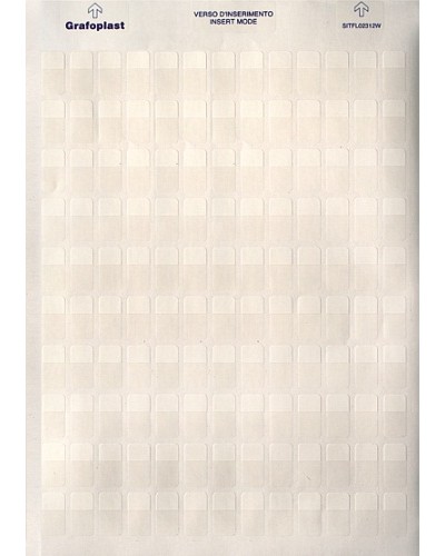 Табличка маркировочная 20х10мм. Полиэстер. Белая DKC (SITFP1020W) в Ставрополе Аксессуары для лотков Pintop.ru