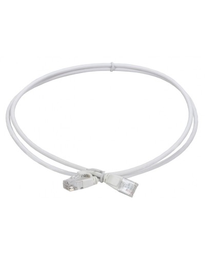 ITK Коммутационный шнур кат.5E UTP LSZH 2м slim язычок бел. (PC08-C5EUL-2M-SL-WT) в Ставрополе Патч-корды и пигтейлы Pintop.ru