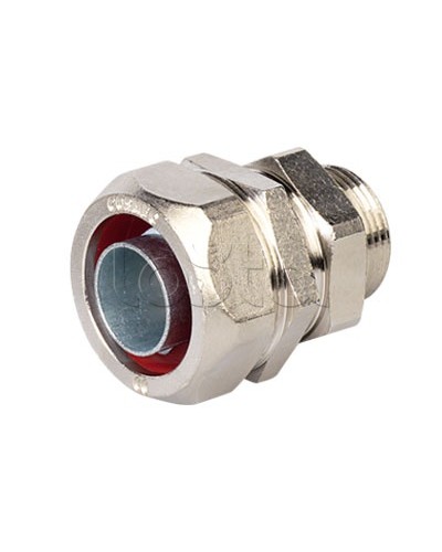 Муфта поворотная металлорукав-коробка DN 20,М25х1,5,наружная резьба DKC 6014-25G в Ставрополе Повороты, муфты, тройники Pintop.ru