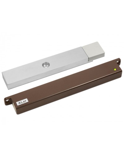 Замок электромагнитный Aler AL-200 PRemium (12 В, коричневый) в Ставрополе Электромагнитные замки Pintop.ru