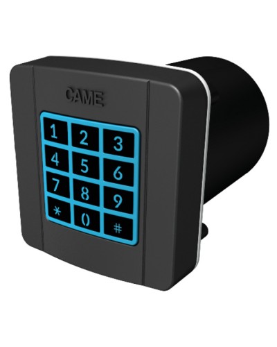 Клавиатура кодонаборная накладная, 12 кнопок, синяя подсветка Came 806SL-0150 в Ставрополе Запчасти для шлагбаумов и автоматики Pintop.ru