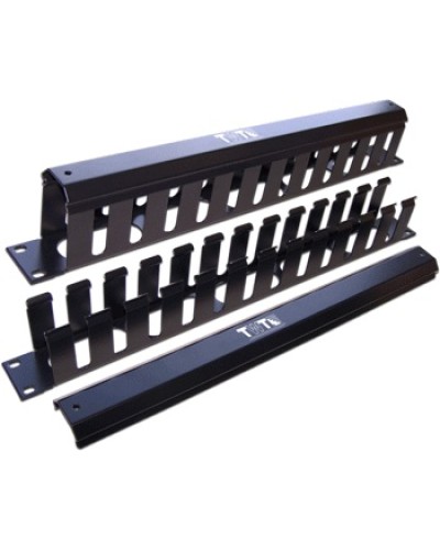 Органайзер кабельный горизонтальный 19 c крышкой, 2U TWT TWT-ORG/CV-2U в Ставрополе Кабельные органайзеры Pintop.ru