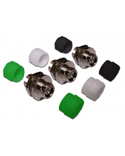 Адаптер оптический SC без фланцев, OM3, симплексный LANMASTER LAN-SC/NF-AM-OM3 в Ставрополе Коннекторы Pintop.ru