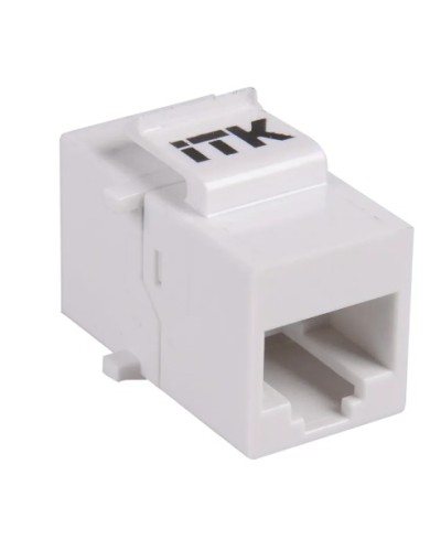 Проходной адаптер кат.5E UTP, RJ45-RJ45, тип Keystone Jack ITK CS7-1C5EU в Ставрополе Проходные адаптеры RJ-45 и разветвители Pintop.ru
