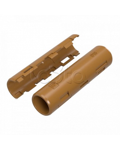 Муфта разборная d16 мм бук (100шт/1200шт уп/кор) Промрукав (PR13.0421) в Ставрополе Повороты, муфты, тройники Pintop.ru