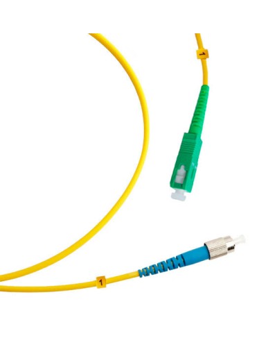 Шнур оптический simplex SC/APC-FC/UPC 9/125 sm 5м LSZH Cabeus FOP(s)-9-SC/APC-FC/UPC-5m в Ставрополе Патч-корды оптические Pintop.ru