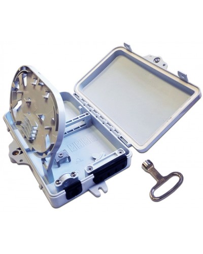 Бокс распределительный настенный на 16 волокон, наружной установки, IP65 LANMASTER LAN-FDB-FTTH16/OUT в Ставрополе Кросс оптический Pintop.ru