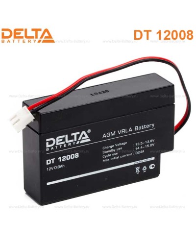 Аккумулятор свинцово-кислотный Delta DT 12008 Т13 в Ставрополе Электротехническое оборудование Pintop.ru