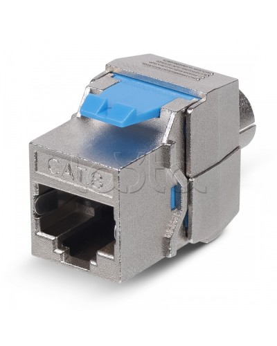 Вставка Keystone Jack RJ-45(8P8C) Cabeus KJ-RJ45-Cat.8-SH-180-Toolless в Ставрополе Модули Keystone Pintop.ru