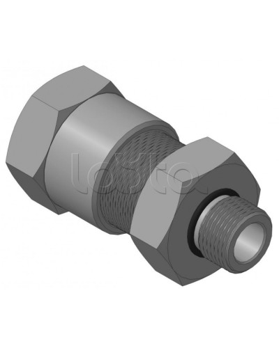 Кабельный ввод с резьбой G1/2 мм для прокладки кабеля в металлорукаве РЗ-ЦП-20, с уплотнением кабеля и проходным диаметром кабеля d=8-12 мм Спектрон КВМ-20/12-Н-G1/2 в Ставрополе Аксессуары для кабель-канала Pintop.ru