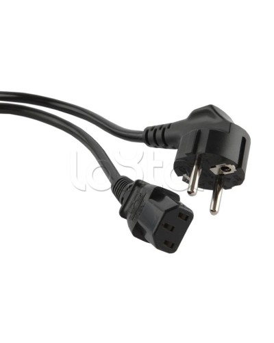 Кабель питания 5.0 м Hyperline PWC-IEC13-SHM-5.0-BK в Ставрополе Патч-корды и пигтейлы Pintop.ru