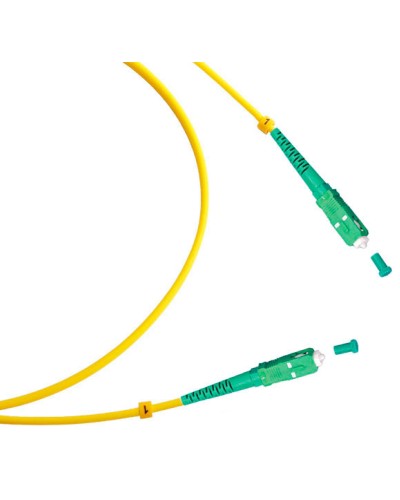 Шнур оптический simplex SC/APC-SC/APC 9/125 sm 20м LSZH Cabeus FOP(s)-9-SC/APC-SC/APC-20m в Ставрополе Патч-корды оптические Pintop.ru