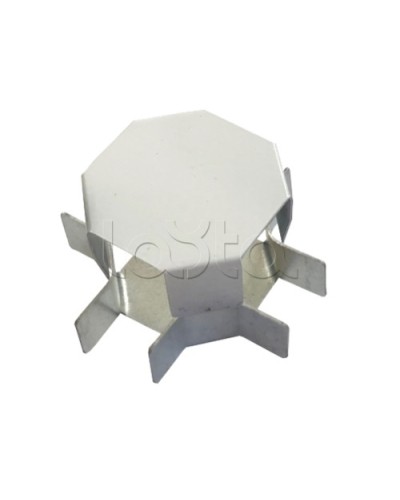 Соединитель ККМО Гефест Соединитель ККМО Угол 25 Х-образный металлический в Ставрополе Аксессуары для лотков Pintop.ru