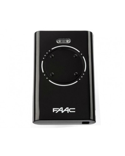 Брелок-передатчик 4-канальный Faac 7870101 (черный) в Ставрополе Устройства радиоуправления для шлагбаумов и автоматики Pintop.ru