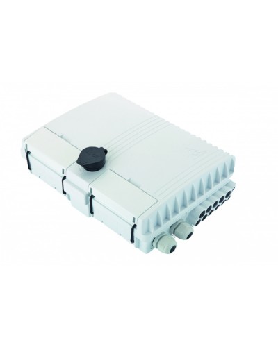 Бокс оптический настенный FTTx, IP65, 16 адаптеров, белый Eurolan (48P-00-16-65WT) в Ставрополе Проходные адаптеры и розетки оптические Pintop.ru