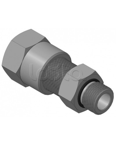 Кабельный ввод с резьбой G1/2 мм для прокладки кабеля в металлорукаве РЗ-ЦП-15, с уплотнением кабеля и проходным диаметром кабеля d=6-10 мм Спектрон КВМ-15/10-М-G1/2 в Ставрополе Аксессуары для кабель-канала Pintop.ru