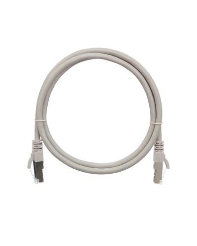 Шнур коммутационный 2хRJ45/8P8C S/FTP кат.6 (NMC-PC4SE55B-010-GY) NIKOMAX (1м) в Ставрополе Патчкорды (медные) Pintop.ru