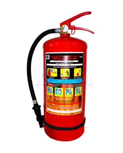 Огнетушитель воздушно-пенный Ярпожинвест ОВП-10(з) в Ставрополе Огнетушители Pintop.ru