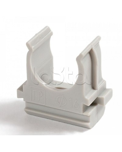 Крепёж-клипса для труб Полистирол д20 (100шт/1500шт уп/кор) Промрукав (PR.02720) в Ставрополе Держатели, клипсы, скобы Pintop.ru