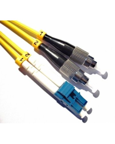 Патч-корд оптический, PVC, дуплексный, LC/UPC-FC/UPC, SM OS2, 2.0 м TWT (TWT-2LC-2FC/SU-2.0) в Ставрополе Патч-корды оптические Pintop.ru