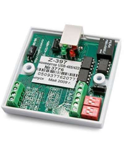 Конвертер специальный с гальванической развязкой USB RS422/485 IronLogic Z-397 (мод. USB) в Ставрополе Сетевая СКУД Matrix Pintop.ru