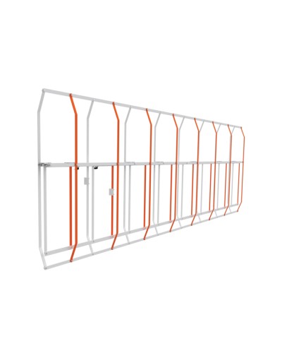 Шторка стрелы шлагбаумов GT высотой 1,3 м (модуль 1721 мм) Came 803XA-0350 в Ставрополе Запчасти для шлагбаумов и автоматики Pintop.ru
