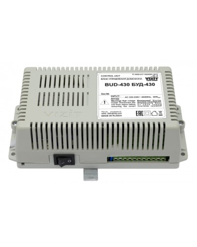 Блок управления Vizit БУД-430M в Ставрополе Блоки управления многоабонентные Pintop.ru