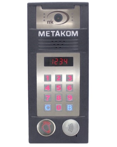 Многоабонентый антивандальный блок вызова со встроенной гибридной видеокамерой Метаком MК2018-RFMFСVH в Ставрополе Блоки вызова многоабонентные Pintop.ru